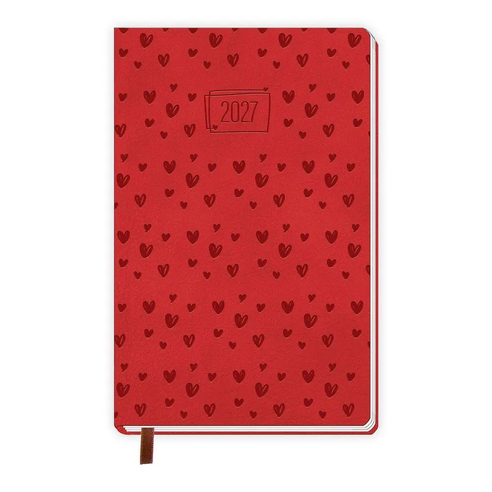 Cover: 4251901512031 | TRÖTSCH - Taschenkalender A6 Soft Touch Herzchen 2027 | KG | Kalender