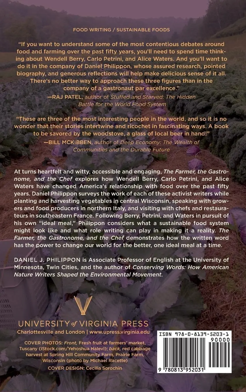 Rückseite: 9780813952031 | Farmer, the Gastronome, and the Chef | In Pursuit of the Ideal Meal