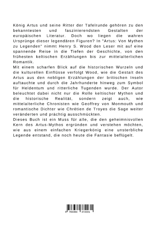 Bild: 9783384372031 | Artus: Von Mythen zu Legenden | Henry S. Wood | Taschenbuch | 328 S.