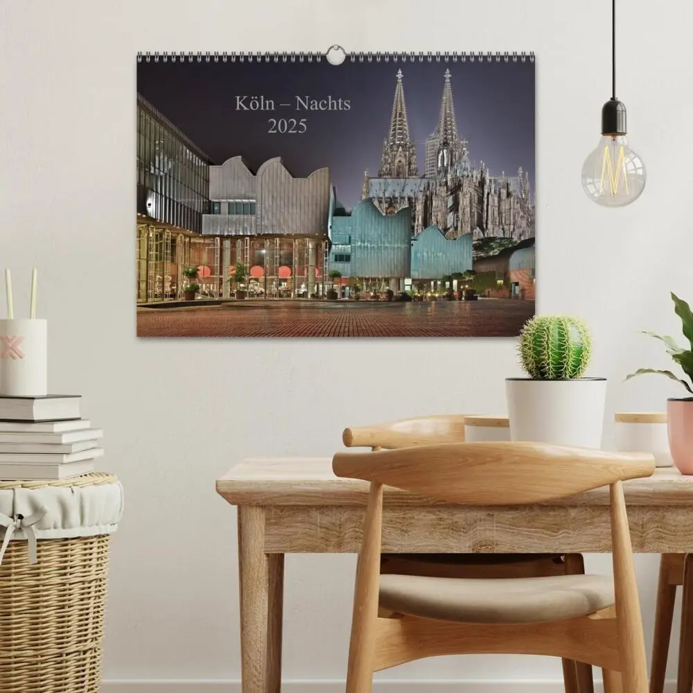 Bild: 9783435782031 | Köln - Nachts 2025 (Wandkalender 2025 DIN A3 quer), CALVENDO...