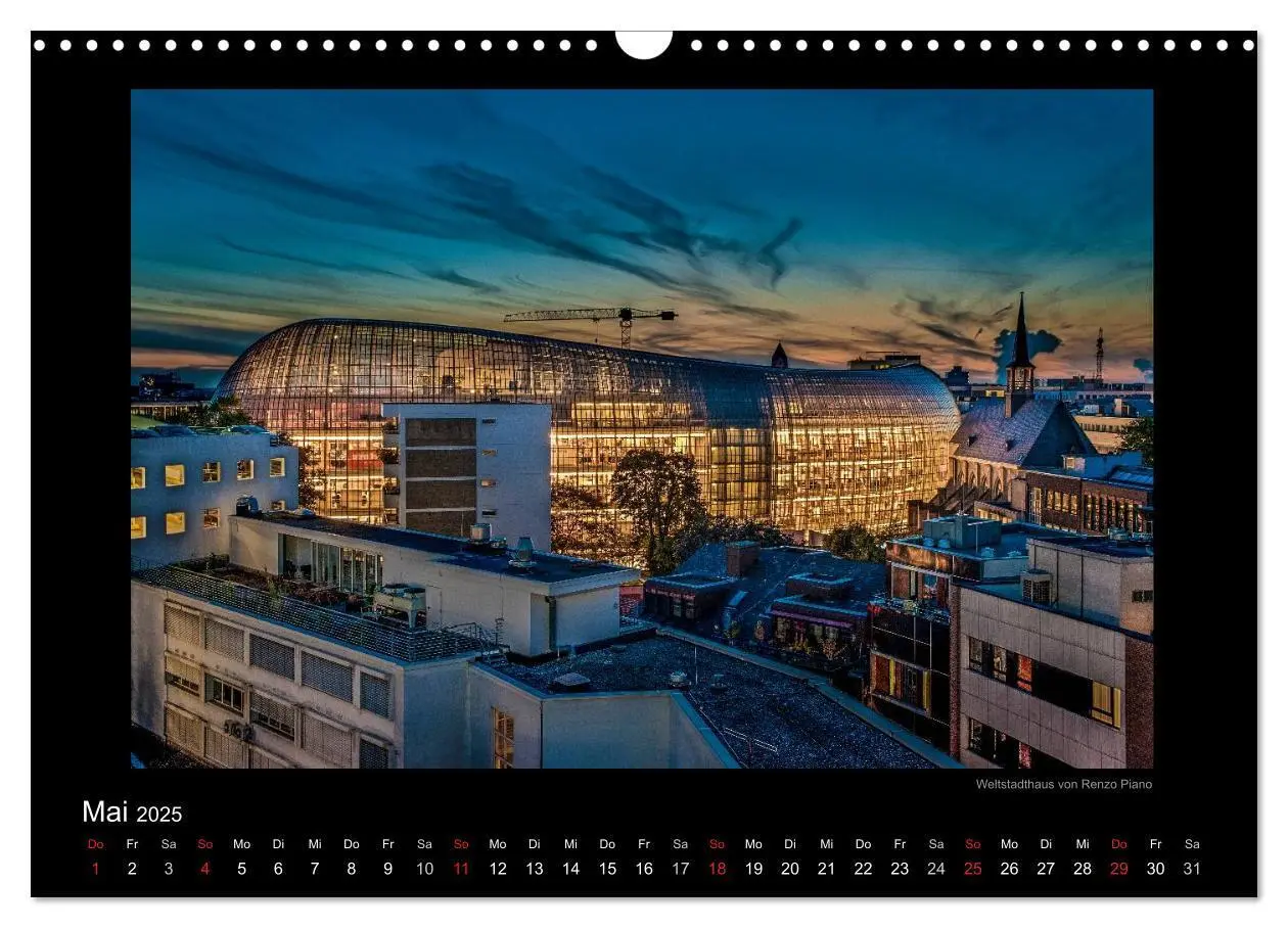 Bild: 9783435782031 | Köln - Nachts 2025 (Wandkalender 2025 DIN A3 quer), CALVENDO...