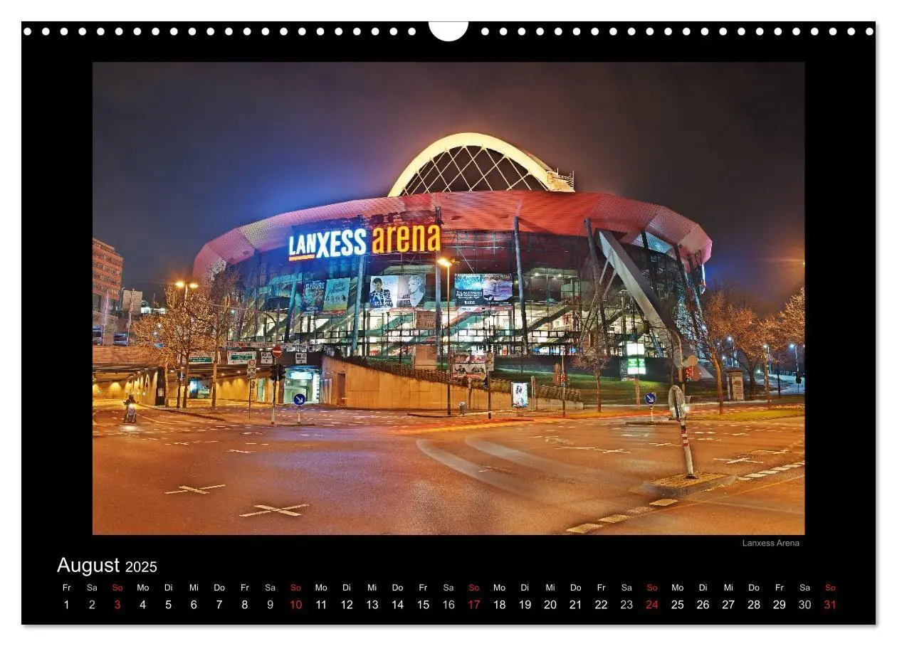Bild: 9783435782031 | Köln - Nachts 2025 (Wandkalender 2025 DIN A3 quer), CALVENDO...