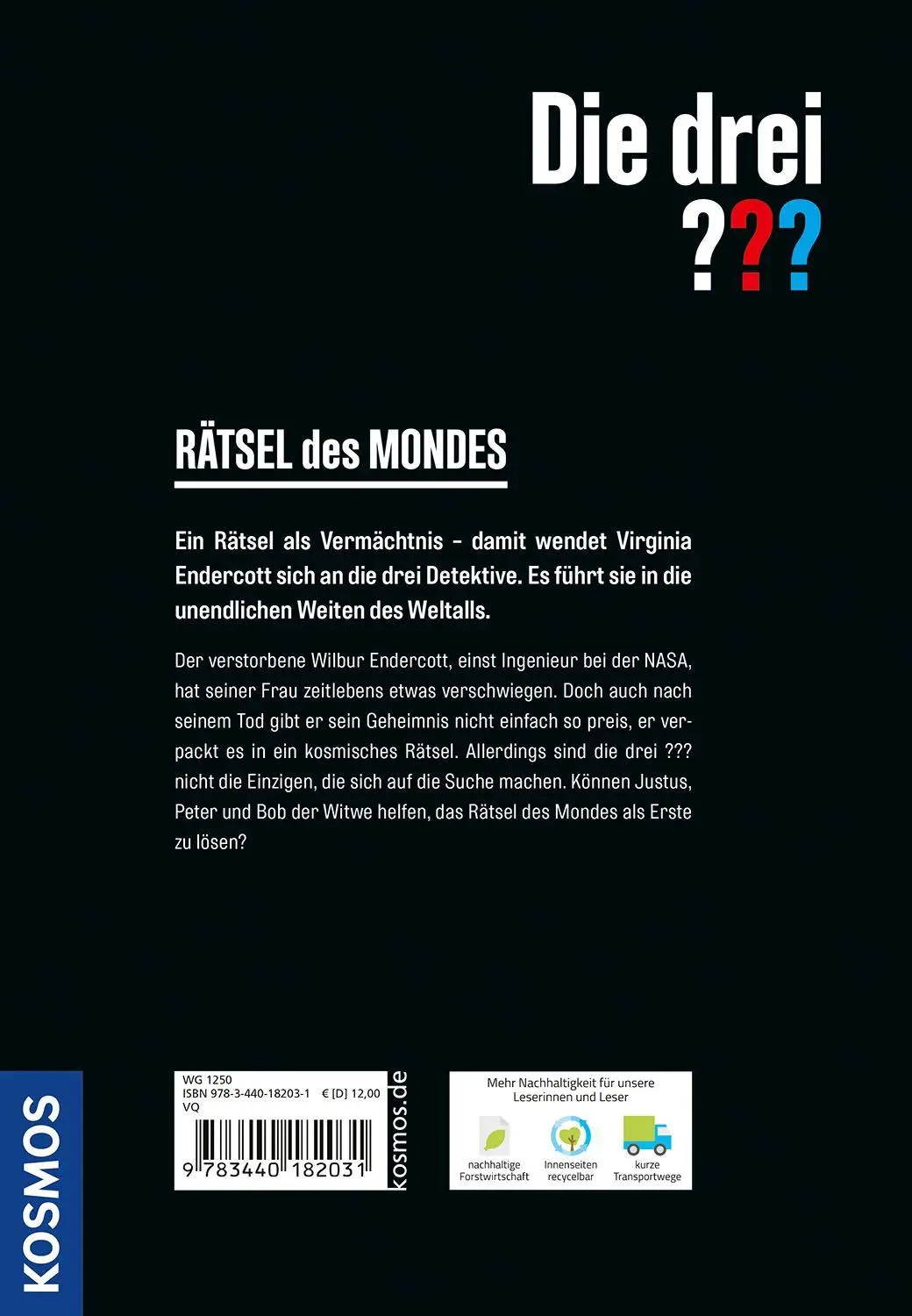 Bild: 9783440182031 | Die drei ??? Rätsel des Mondes | Hendrik Buchna | Buch | Die drei ???