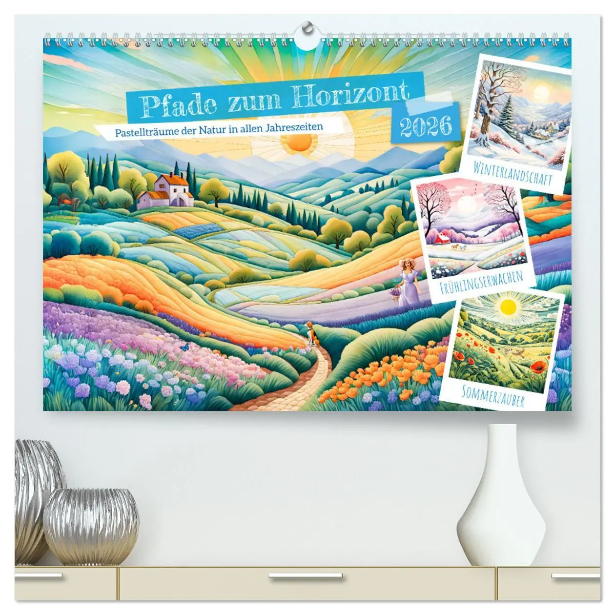 Cover: 9783457252031 | Pfade zum Horizont - Pastellträume der Natur in allen Jahreszeiten...