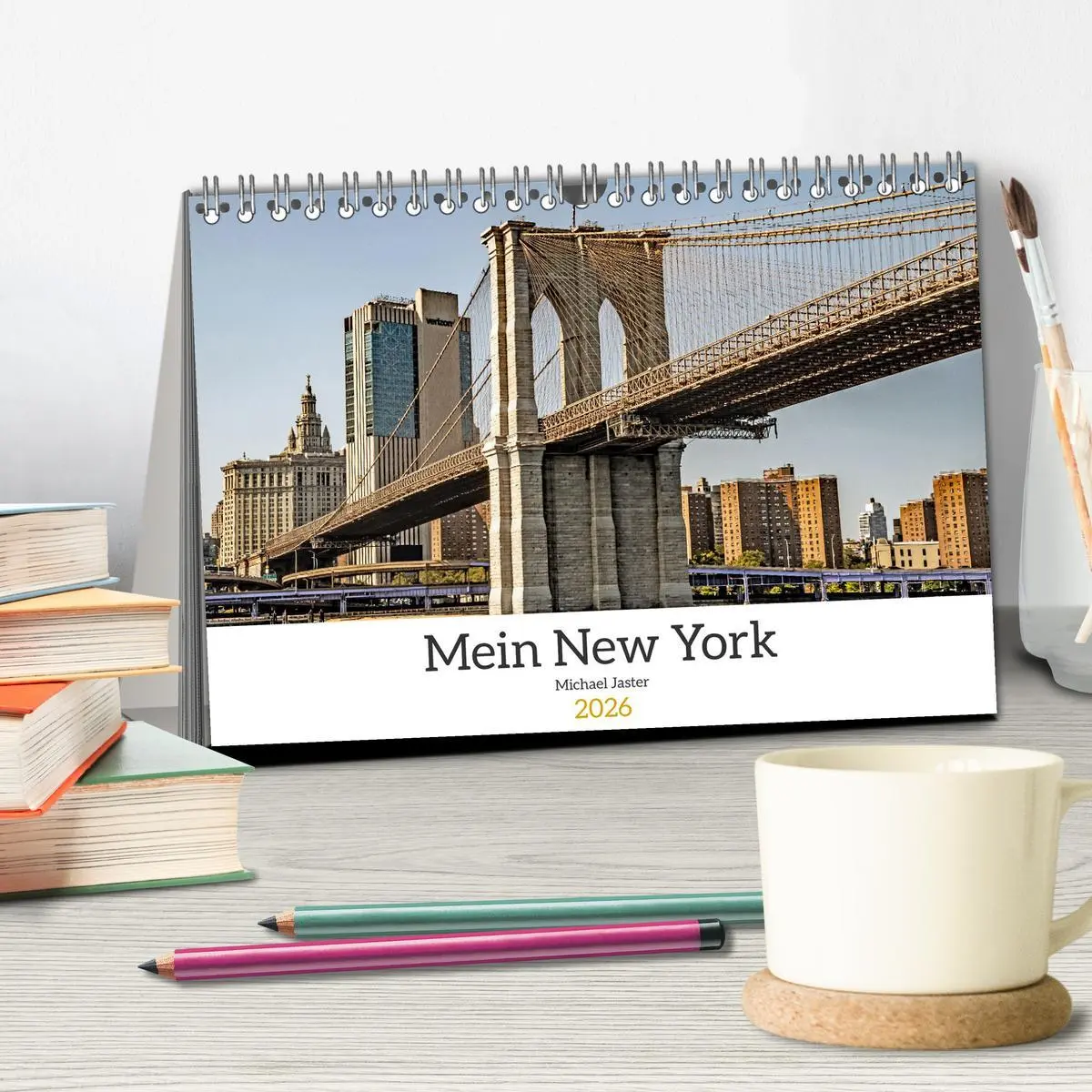 Bild: 9783457562031 | Mein New York Michael Jaster (Tischkalender 2026 DIN A5 quer),...