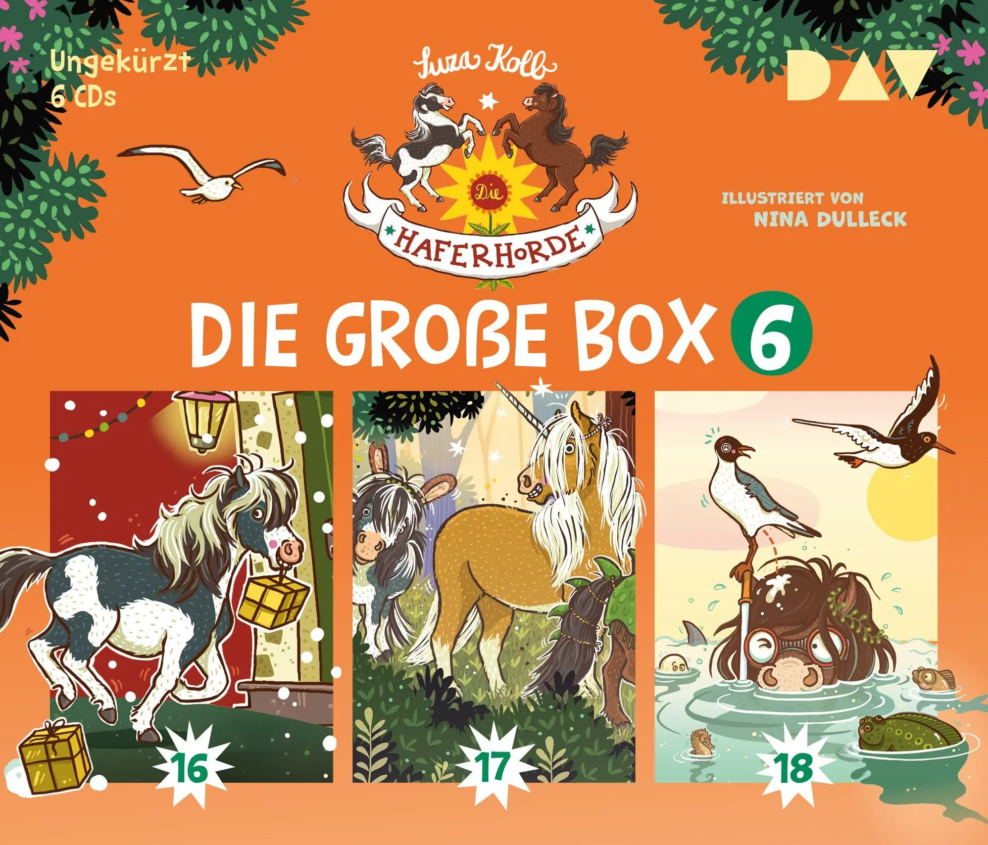 Cover: 9783742442031 | Die Haferhorde - Die große Box 6 (Teil 16-18) | Suza Kolb | Audio-CD