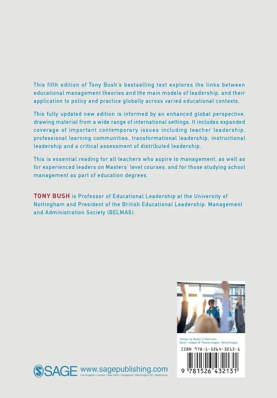 Rückseite: 9781526432131 | Theories of Educational Leadership and Management | Tony Bush | Buch