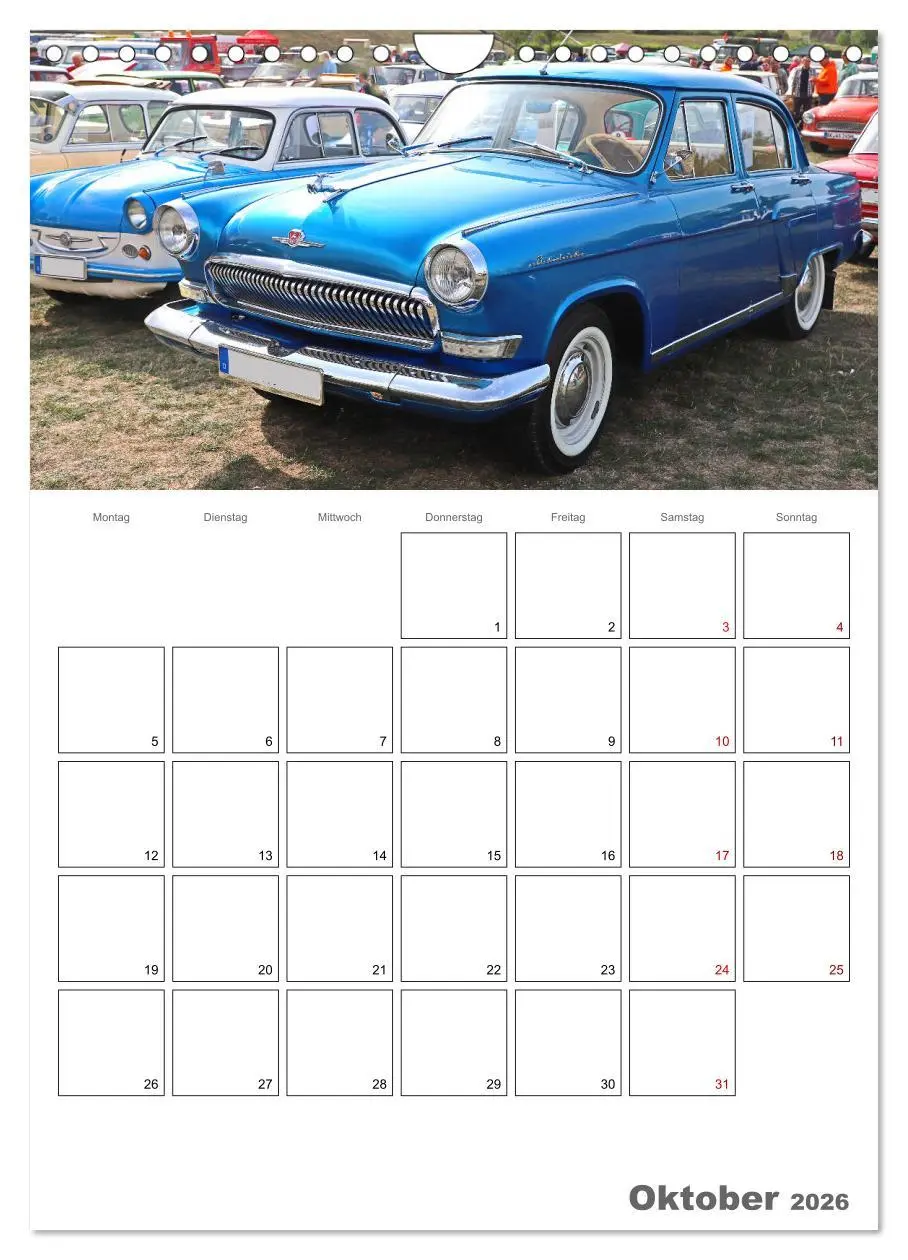 Bild: 9783516402131 | Ost-Oldtimer in Magdeburg (Wandkalender 2026 DIN A4 hoch), CALVENDO...