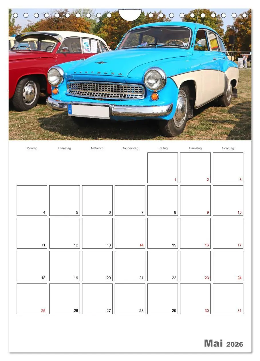 Bild: 9783516402131 | Ost-Oldtimer in Magdeburg (Wandkalender 2026 DIN A4 hoch), CALVENDO...