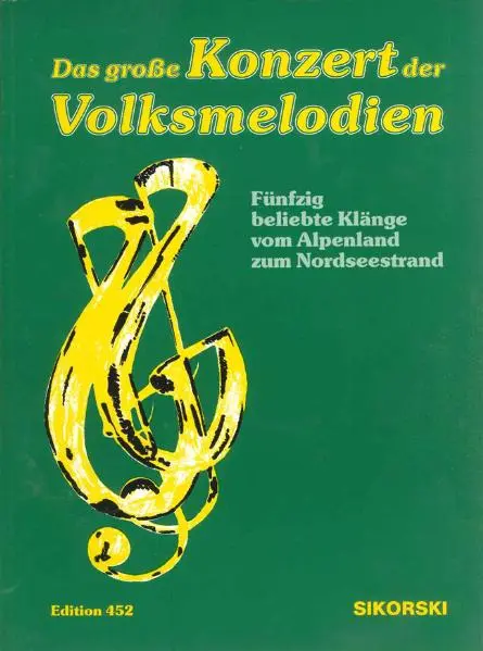 Cover: 9783940982131 | Das große Konzert der Volksmelodien | Notenblätter (ungebunden) | 2009