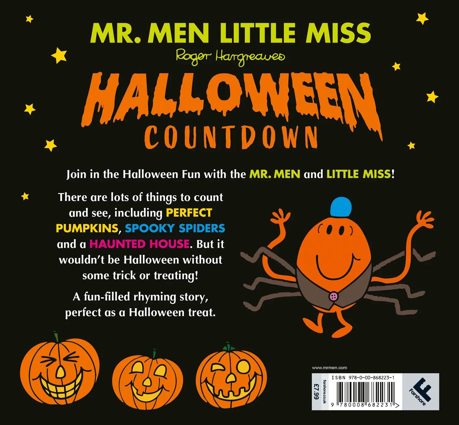 Rückseite: 9780008682231 | Mr. Men Little Miss: Halloween Countdown | Taschenbuch | Englisch