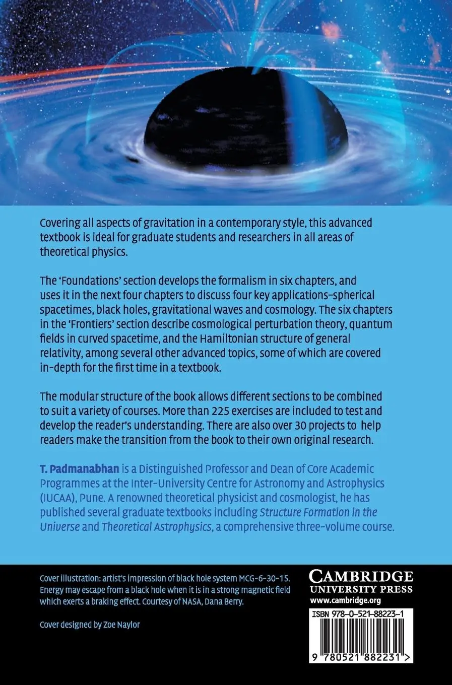 Rückseite: 9780521882231 | Gravitation | T. Padmanabhan | Buch | Englisch | 2018
