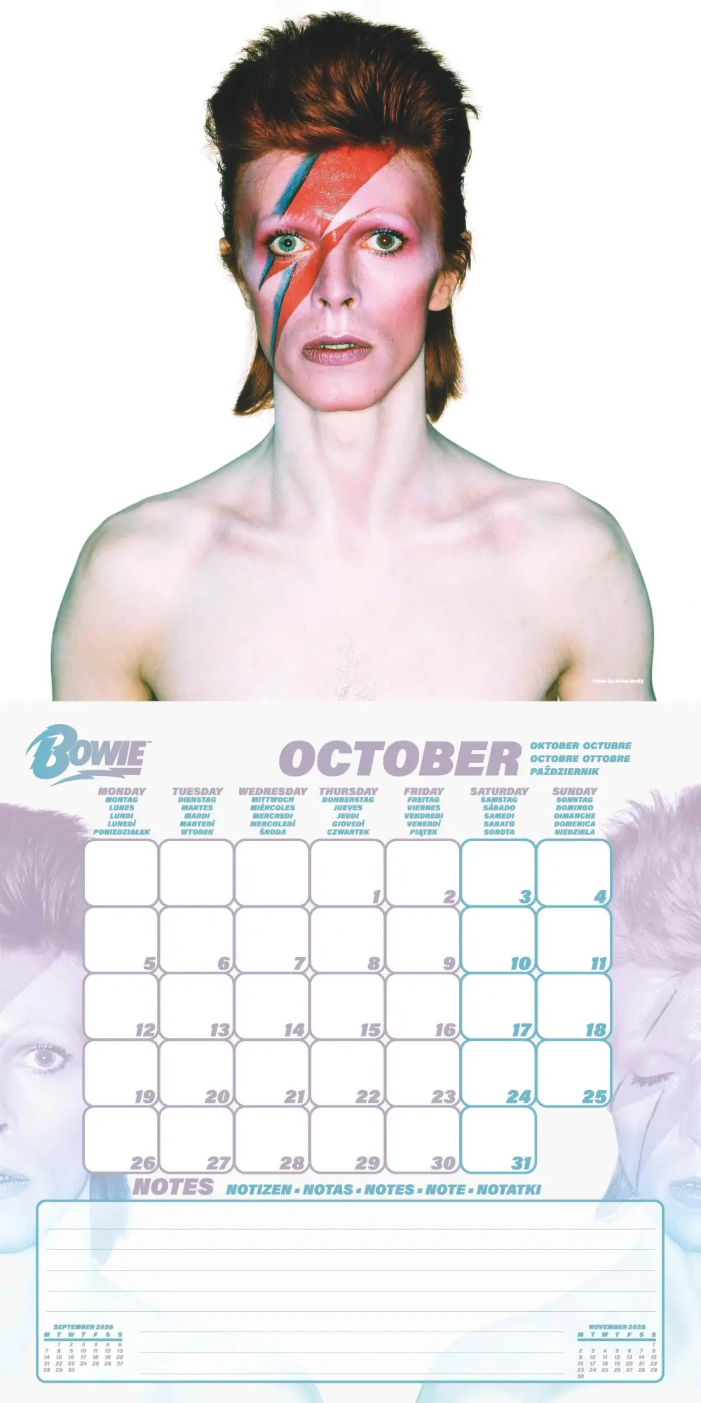 Bild: 9781804232231 | DAVID BOWIE - Broschürenkalender im Format 30 x 30 | Kalender | 28 S.