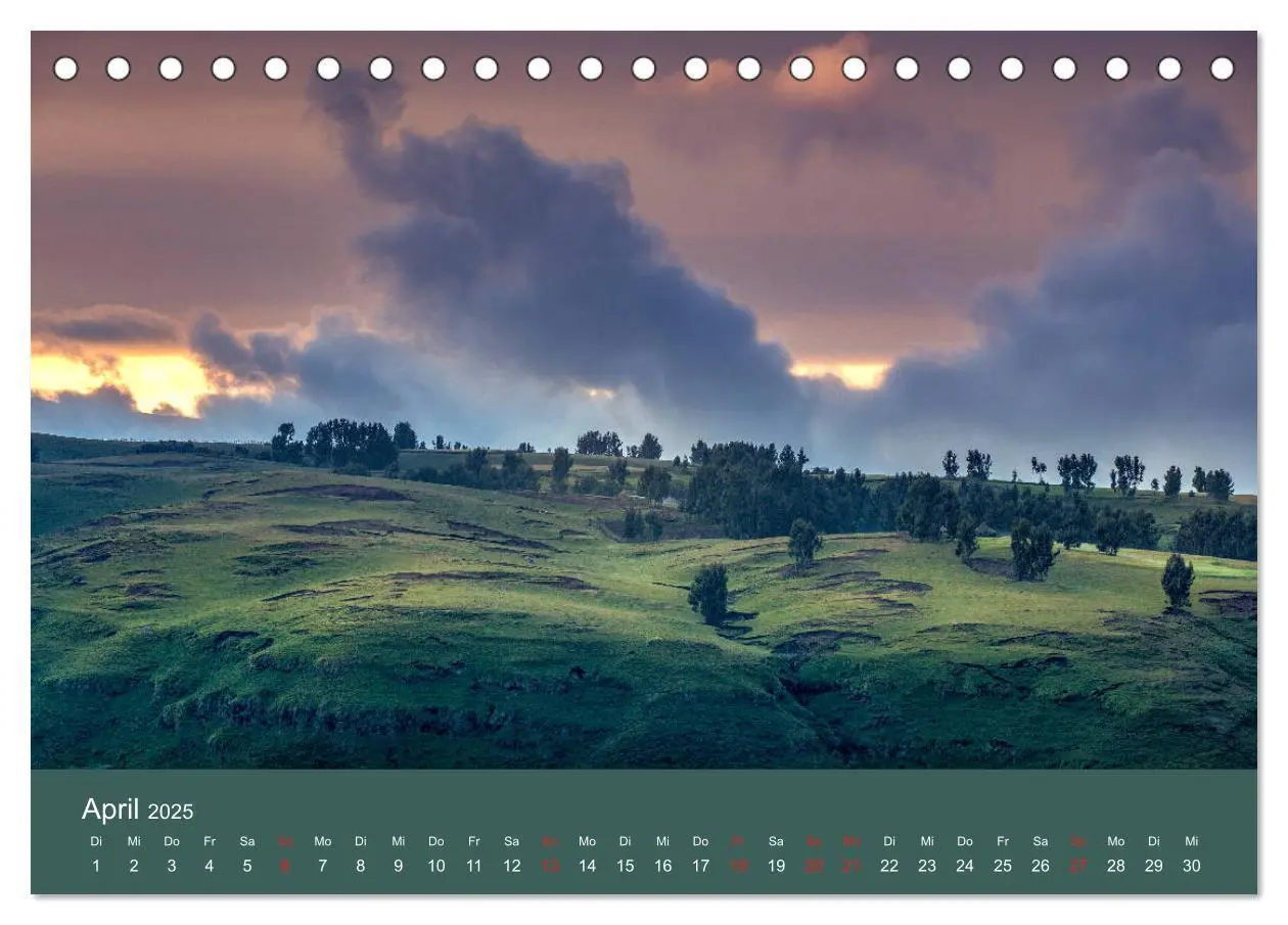 Bild: 9783435142231 | Äthiopien Landschaften der Gegensätze (Tischkalender 2025 DIN A5...