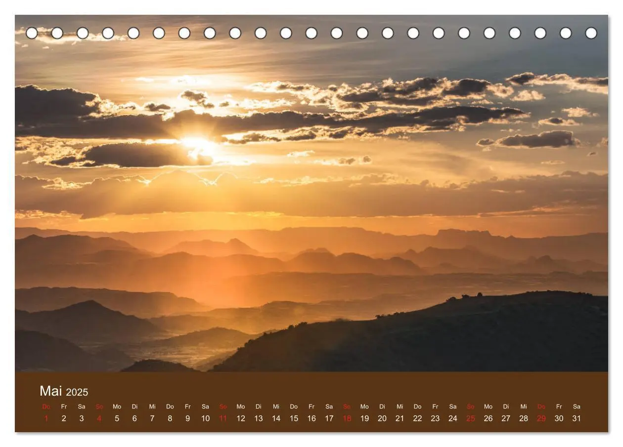 Bild: 9783435142231 | Äthiopien Landschaften der Gegensätze (Tischkalender 2025 DIN A5...