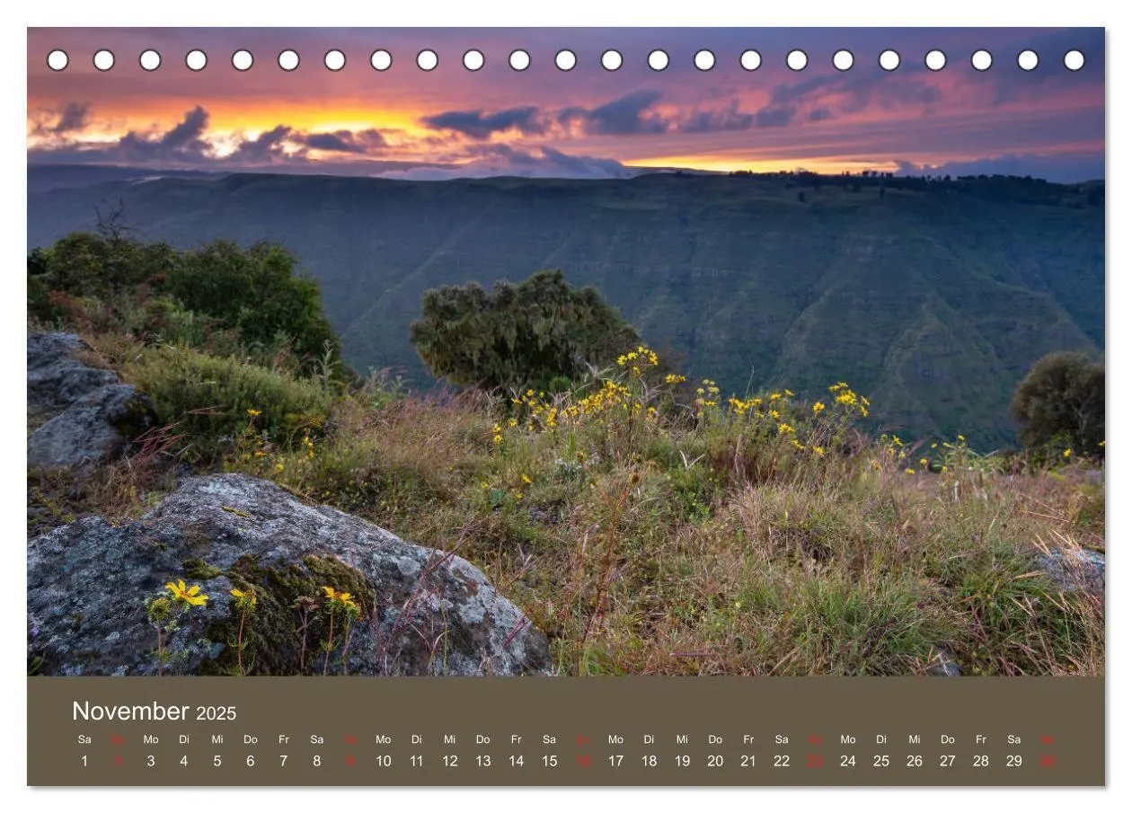 Bild: 9783435142231 | Äthiopien Landschaften der Gegensätze (Tischkalender 2025 DIN A5...