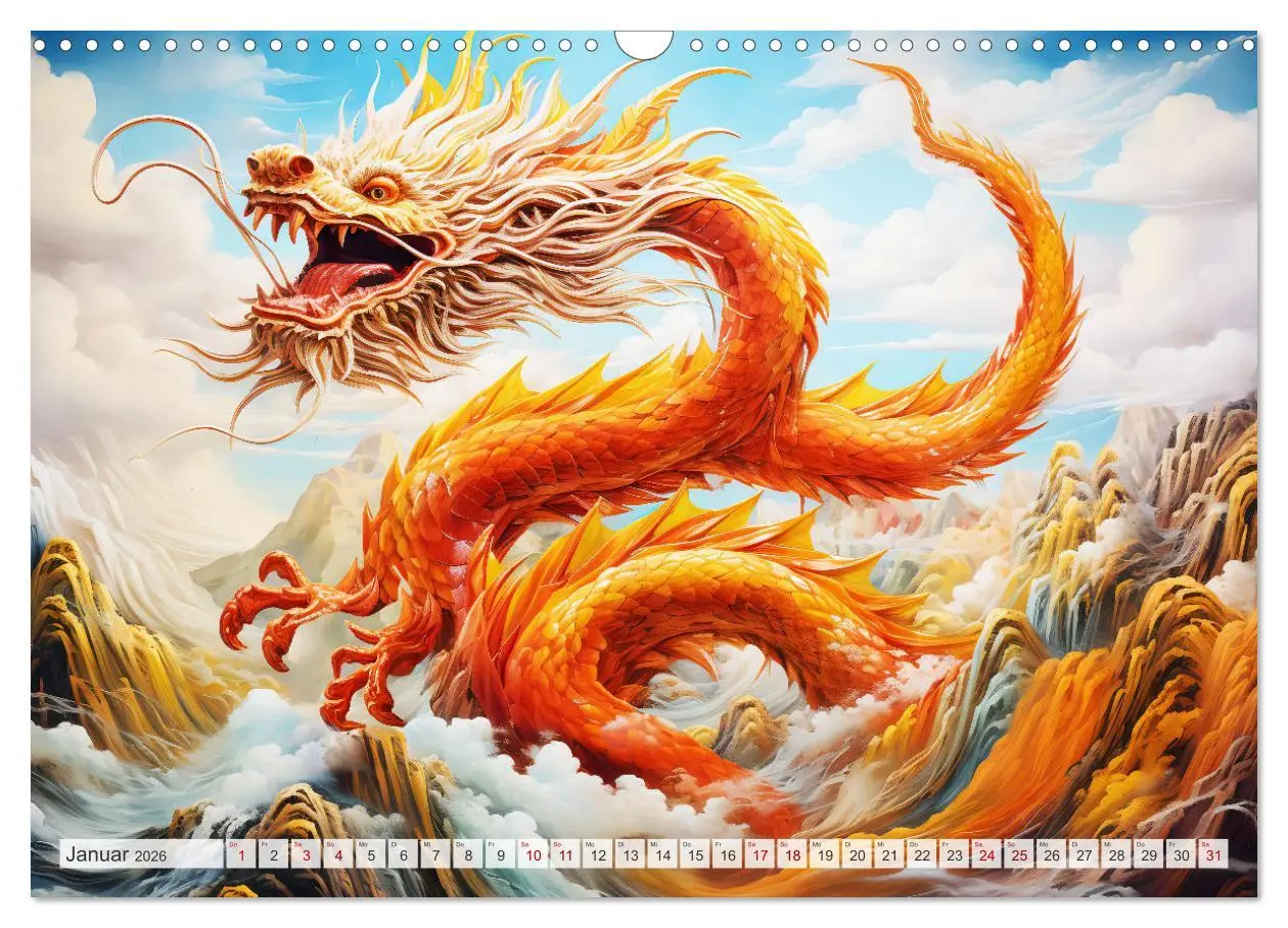 Bild: 9783457472231 | Jahr des Drachen - Im Stil des chinesischen Tierkreiszeichens...