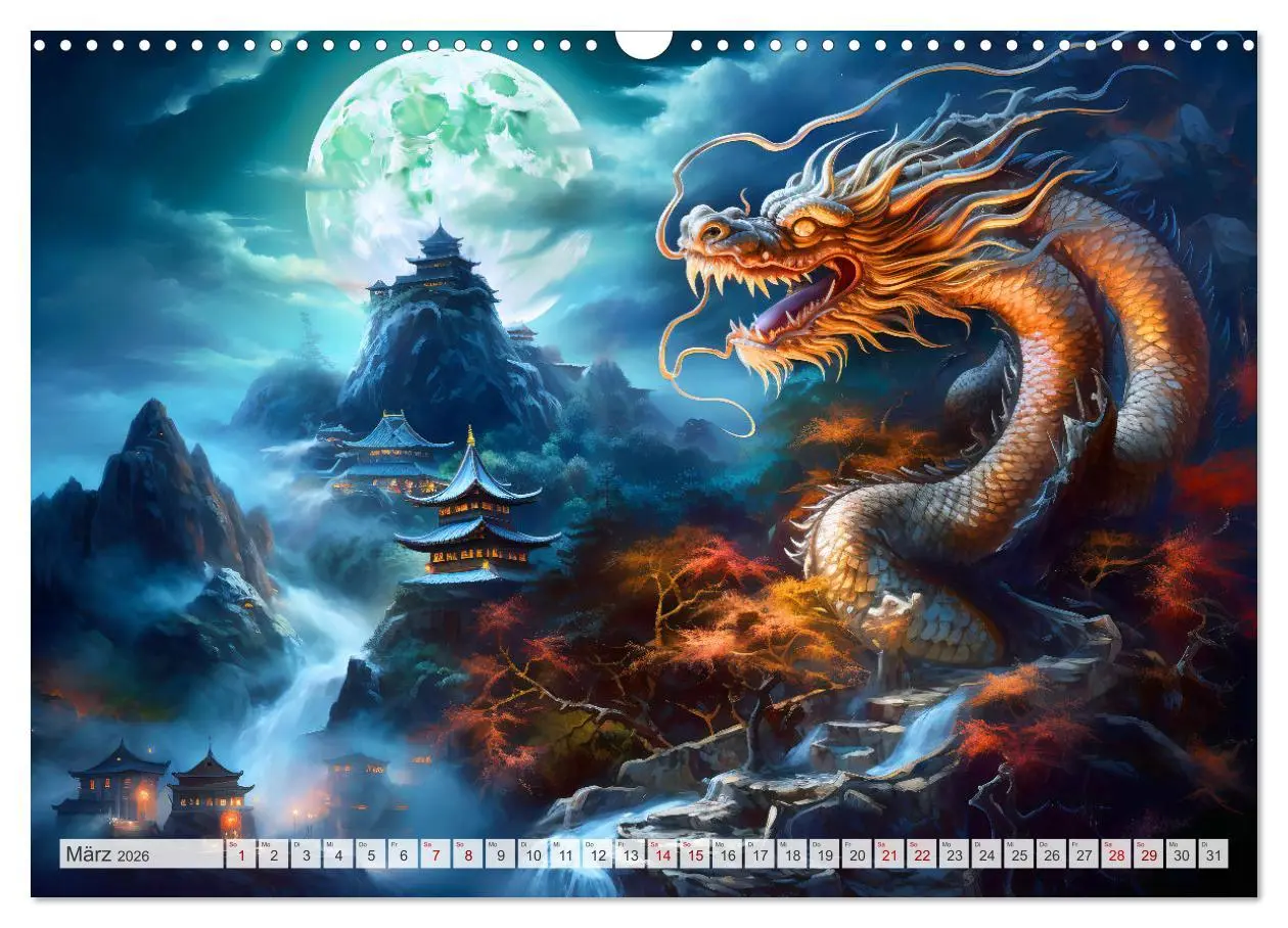 Bild: 9783457472231 | Jahr des Drachen - Im Stil des chinesischen Tierkreiszeichens...