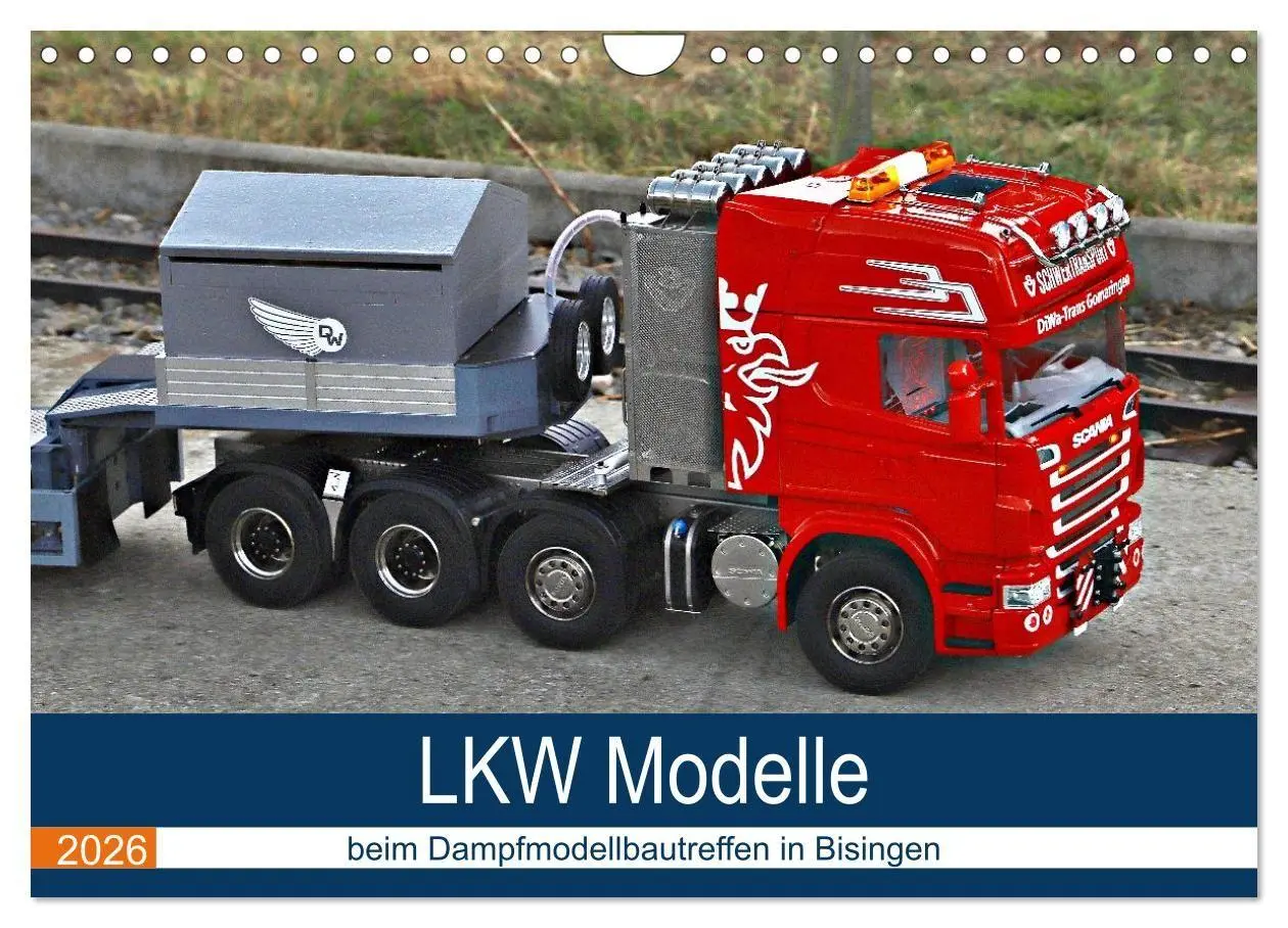 Cover: 9783457852231 | LKW Modelle beim Dampfmodellbautreffen in Bisingen (Wandkalender...