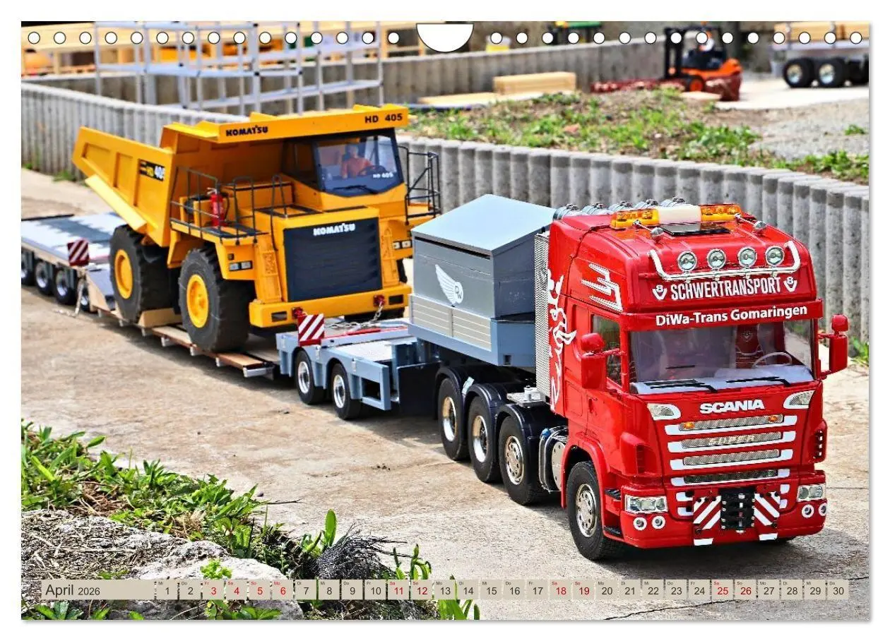Bild: 9783457852231 | LKW Modelle beim Dampfmodellbautreffen in Bisingen (Wandkalender...