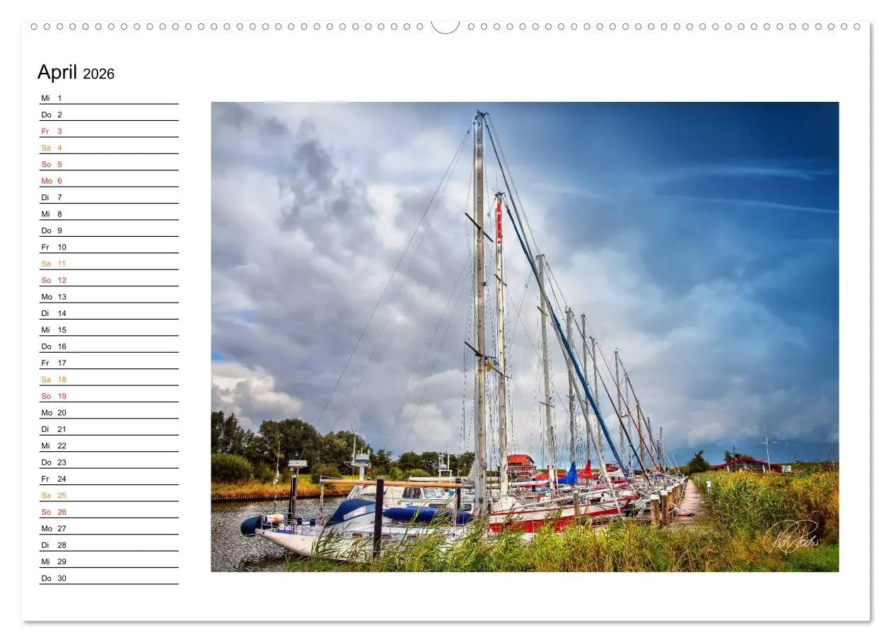Bild: 9783516182231 | Friesland - am Vareler Hafen (Wandkalender 2026 DIN A2 quer),...