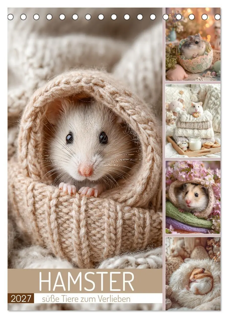 Cover: 9783516872231 | Hamster - süße Tiere zum Verlieben (Tischkalender 2027 DIN A5...