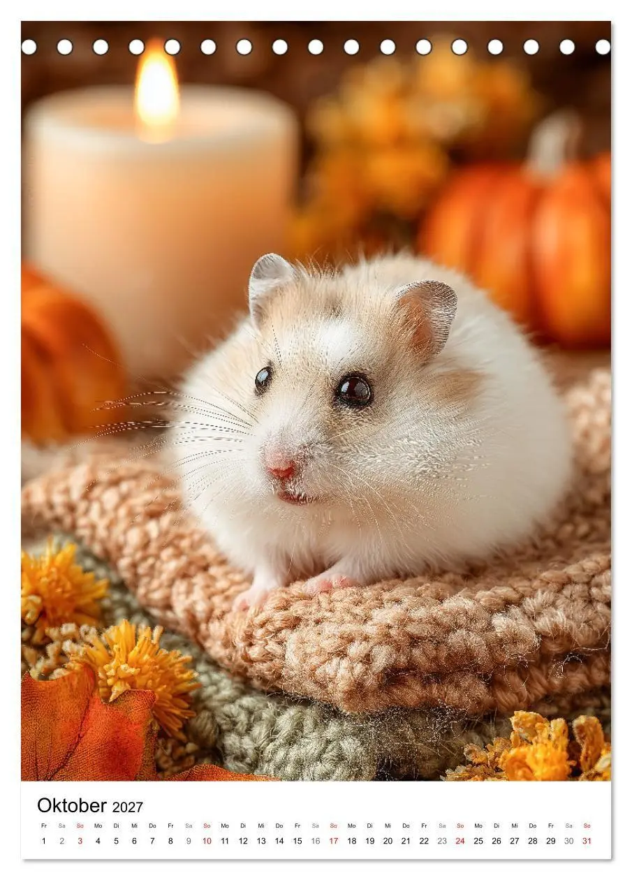 Bild: 9783516872231 | Hamster - süße Tiere zum Verlieben (Tischkalender 2027 DIN A5...