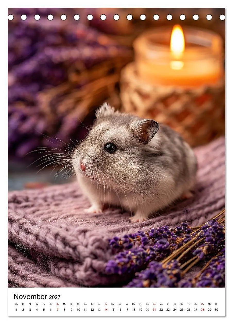 Bild: 9783516872231 | Hamster - süße Tiere zum Verlieben (Tischkalender 2027 DIN A5...