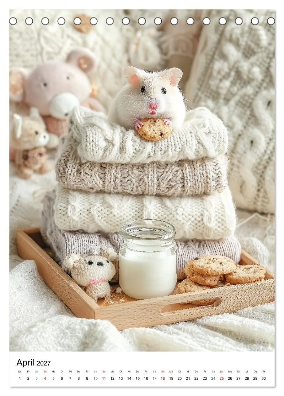Bild: 9783516872231 | Hamster - süße Tiere zum Verlieben (Tischkalender 2027 DIN A5...