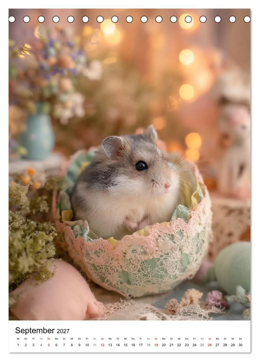 Bild: 9783516872231 | Hamster - süße Tiere zum Verlieben (Tischkalender 2027 DIN A5...