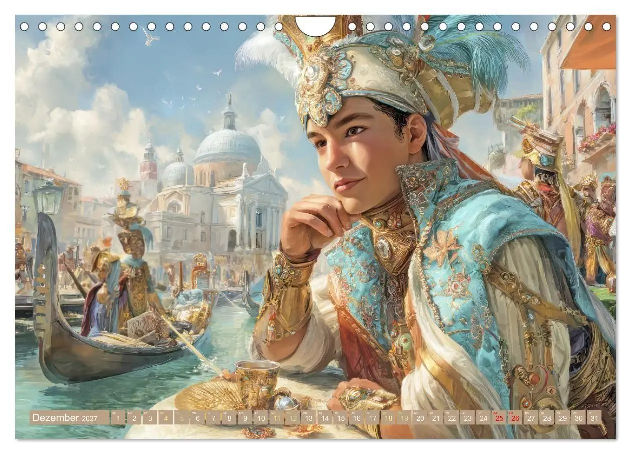 Bild: 9783569722231 | Venedig in bunten Werken - Fiktive Kunstschöpfungen (Wandkalender...