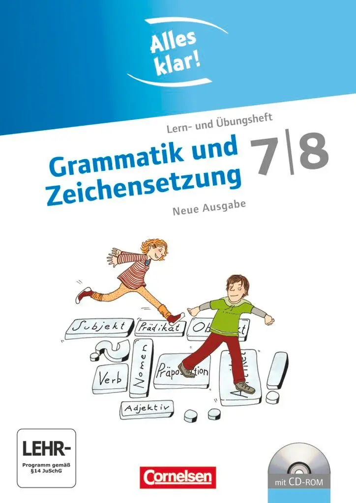 Cover: 9783464602331 | Alles klar! Deutsch Sekundarstufe I 7./8. Schuljahr. Grammatik und... Cover: 9783464602331 | Alles klar! Deutsch Sekundarstufe I 7./8. Schuljahr. Grammatik und...