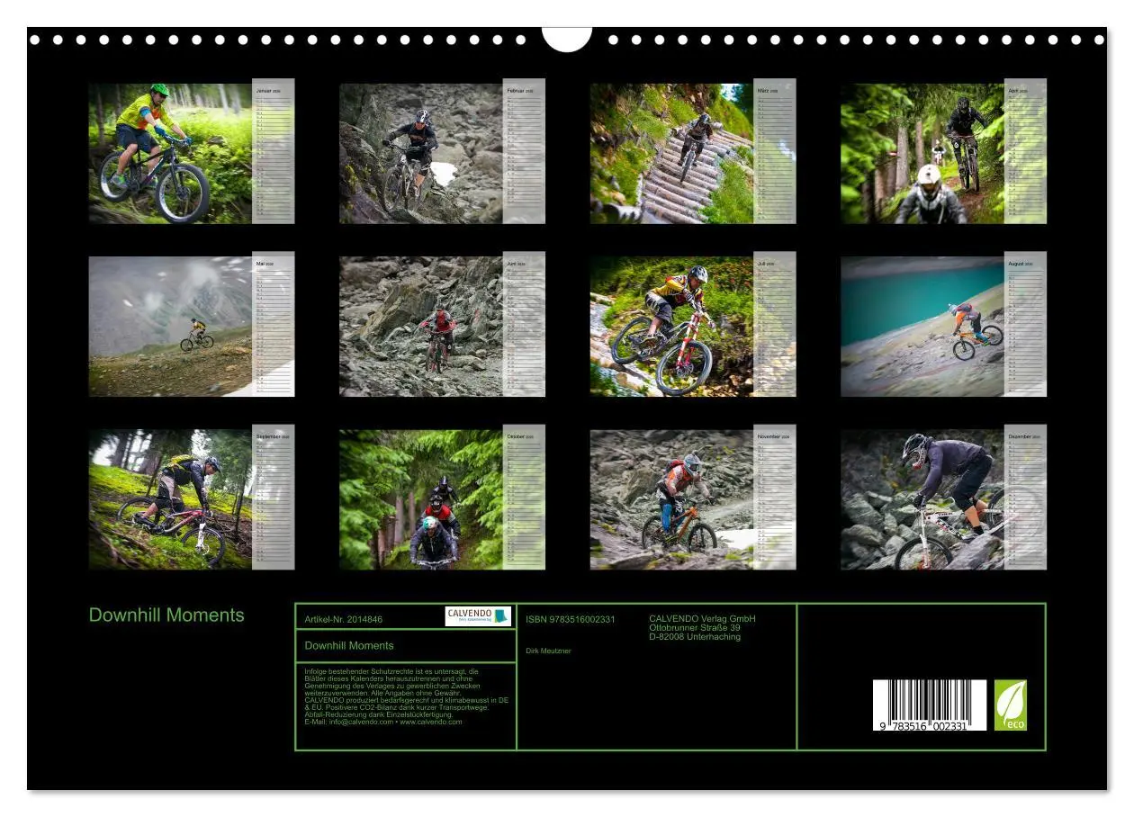 Bild: 9783516002331 | Downhill Moments (Wandkalender 2026 DIN A3 quer), CALVENDO...