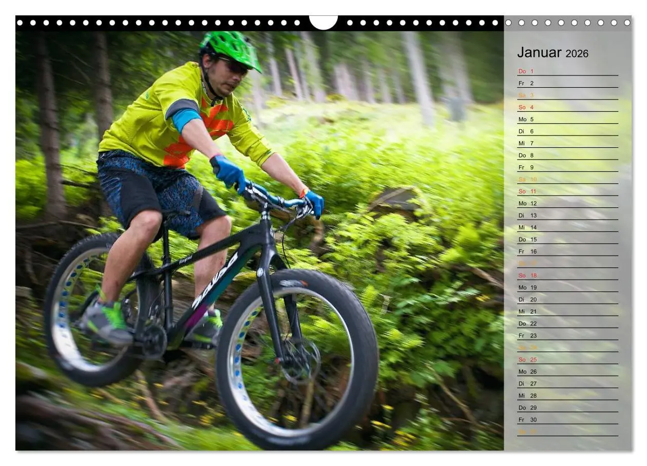 Bild: 9783516002331 | Downhill Moments (Wandkalender 2026 DIN A3 quer), CALVENDO...
