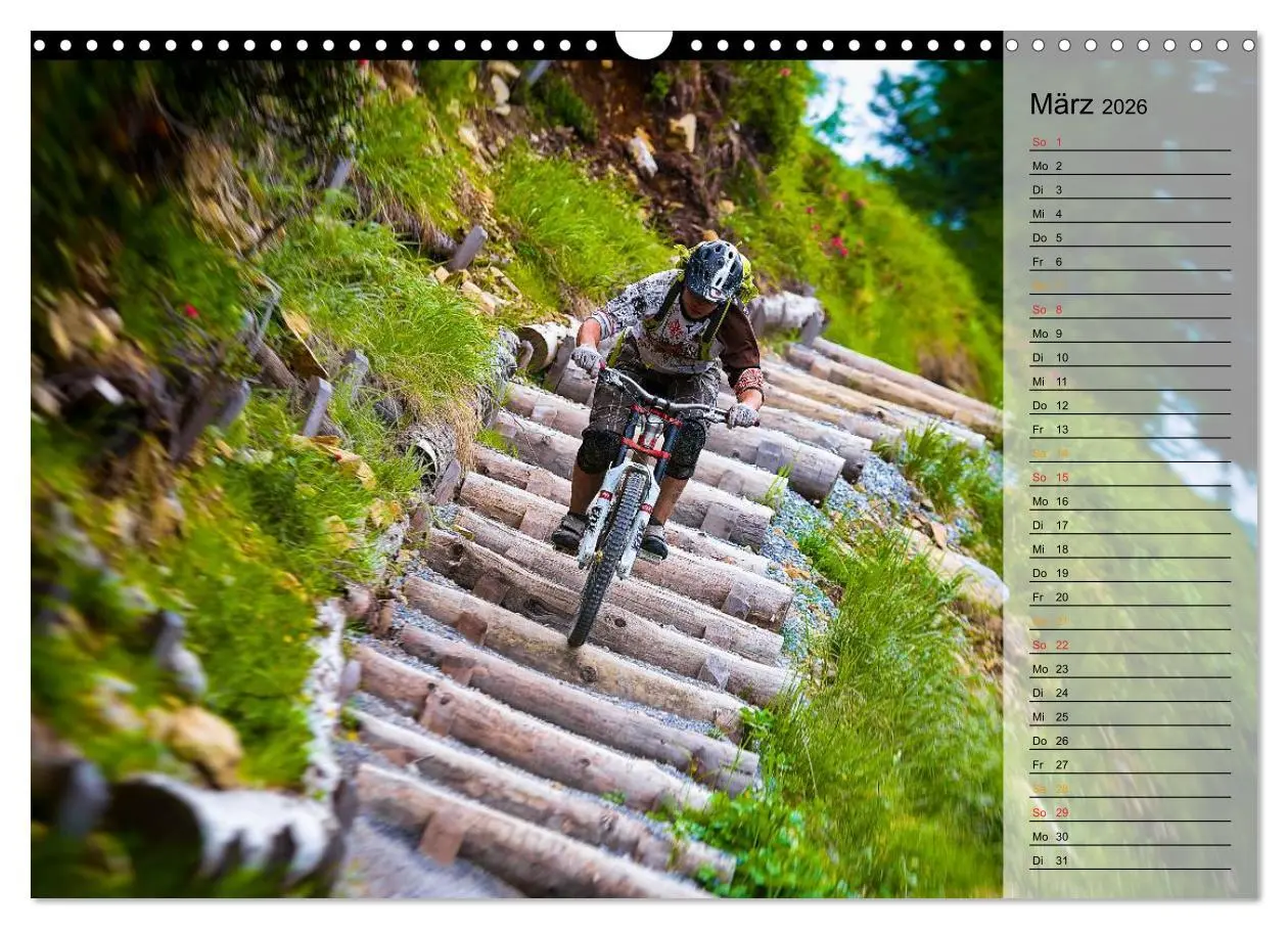 Bild: 9783516002331 | Downhill Moments (Wandkalender 2026 DIN A3 quer), CALVENDO...