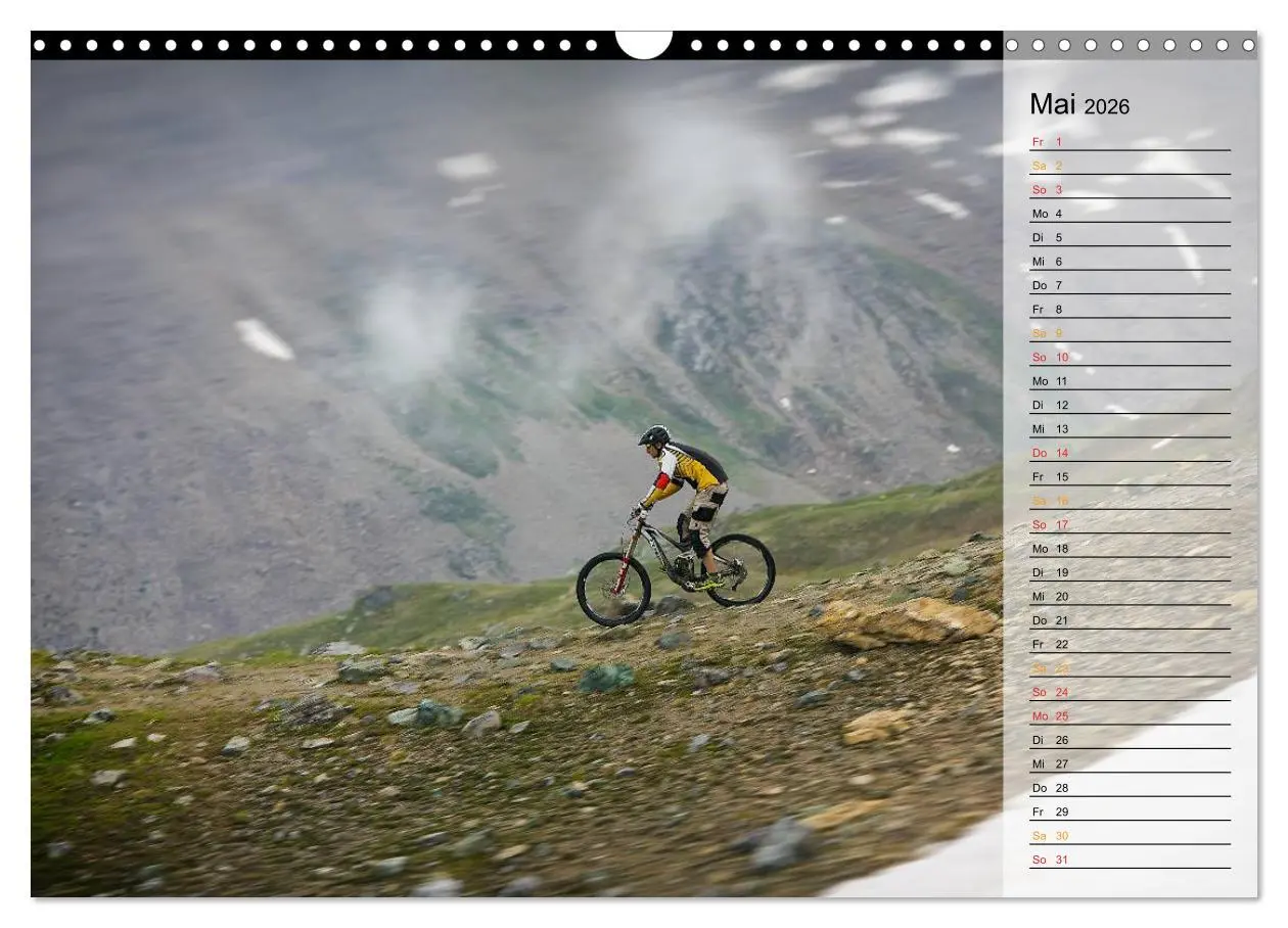 Bild: 9783516002331 | Downhill Moments (Wandkalender 2026 DIN A3 quer), CALVENDO...