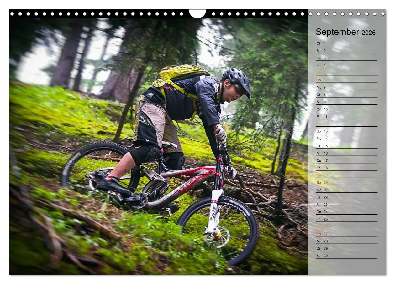 Bild: 9783516002331 | Downhill Moments (Wandkalender 2026 DIN A3 quer), CALVENDO...