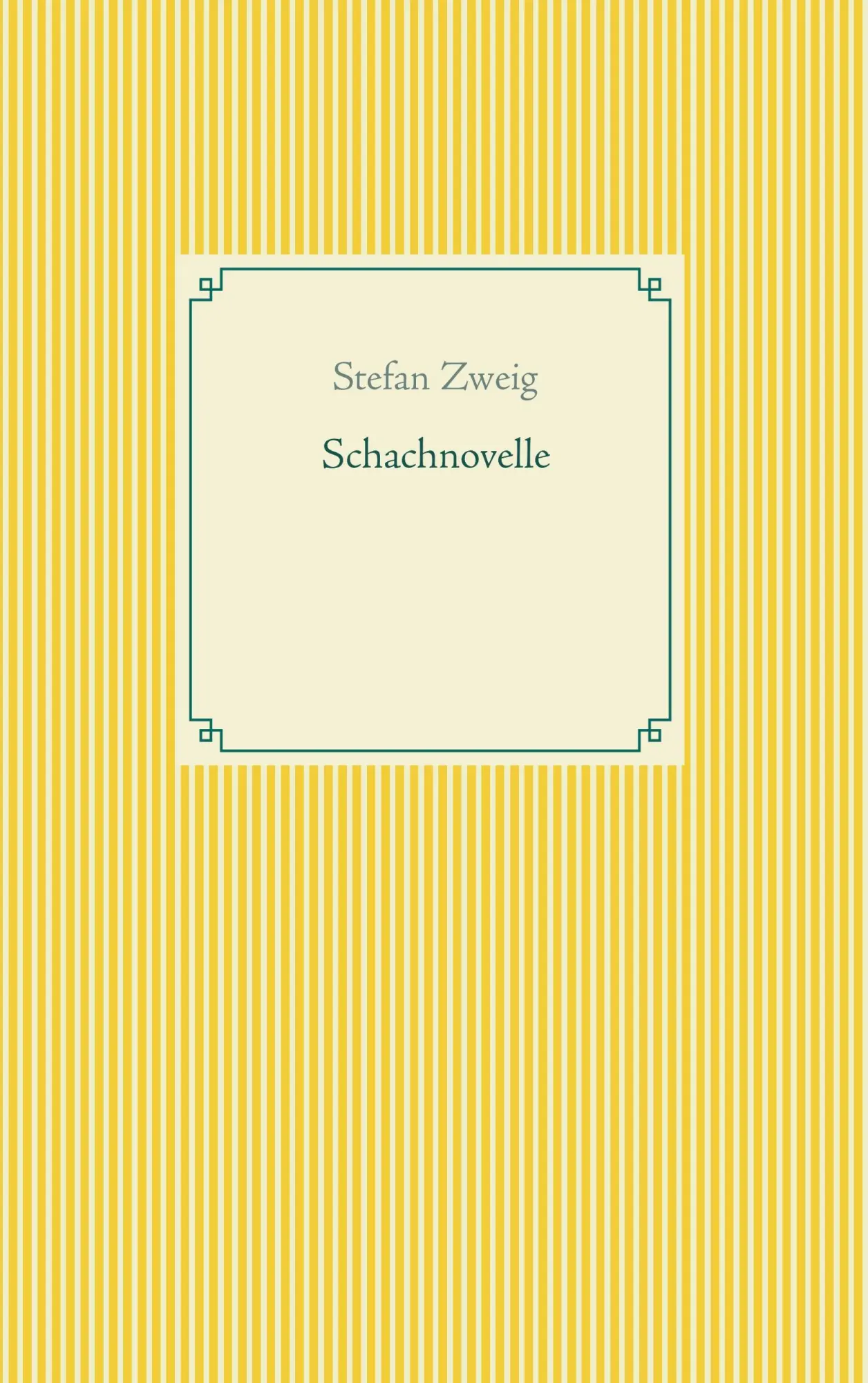 Cover: 9783746092331 | Schachnovelle | Stefan Zweig | Taschenbuch | 64 S. | Deutsch | 2018