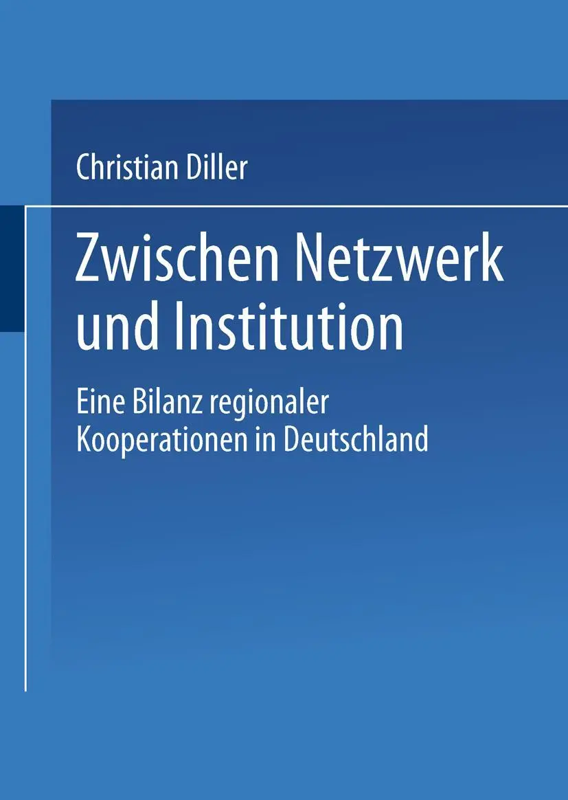 Cover: 9783810032331 | Zwischen Netzwerk und Institution | Christian Diller | Taschenbuch