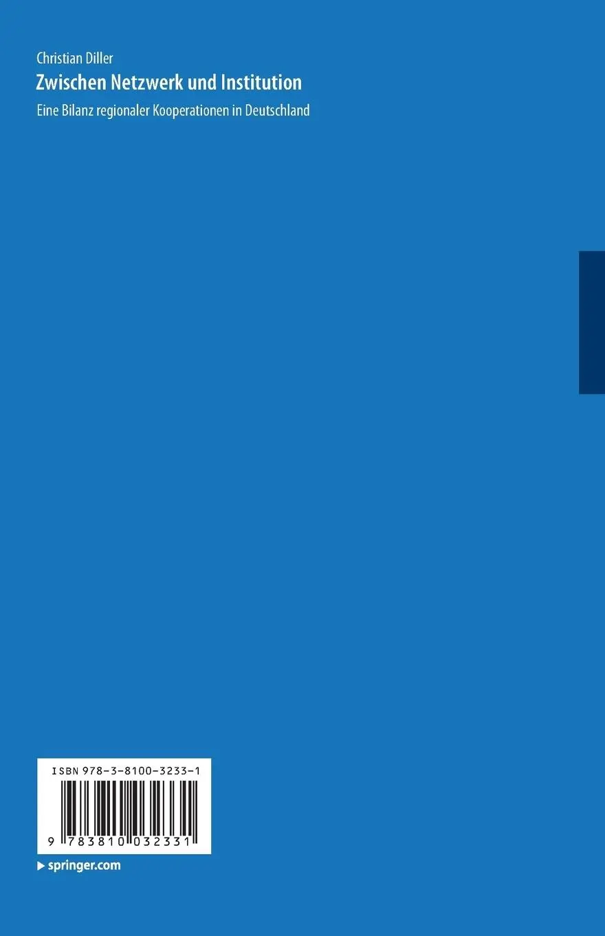 Rückseite: 9783810032331 | Zwischen Netzwerk und Institution | Christian Diller | Taschenbuch