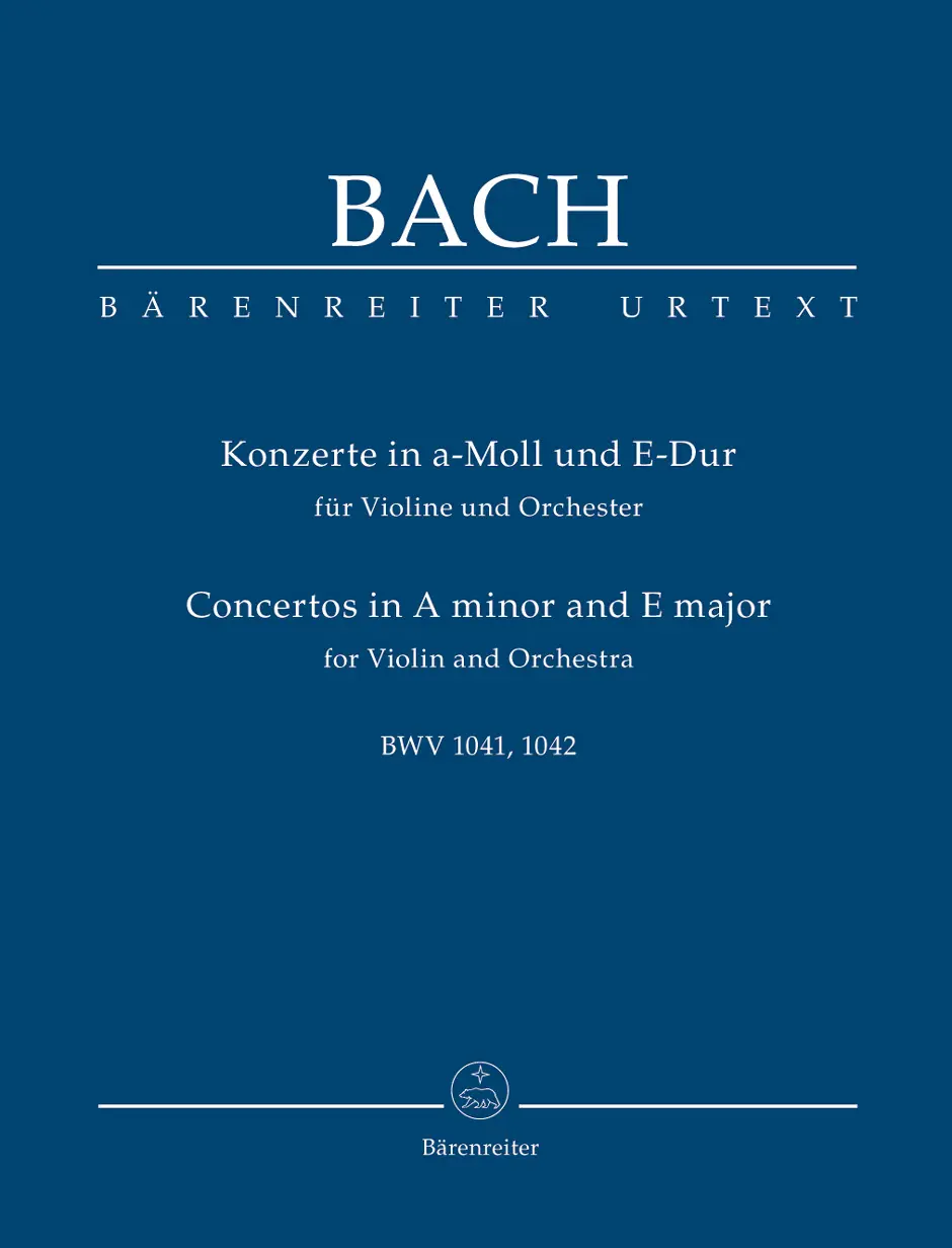 Cover: 9790006202331 | Violin Concertos In A Minor | Johann Sebastian Bach | Studienpartitur