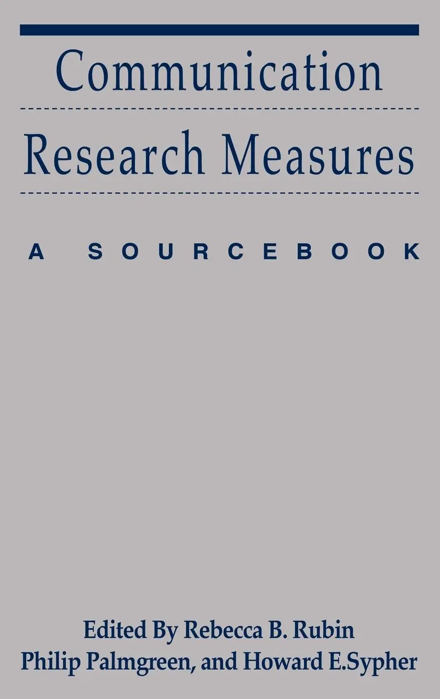 Cover: 9780805852431 | Communication Research Measures | A Sourcebook | Rubin (u. a.) | Buch