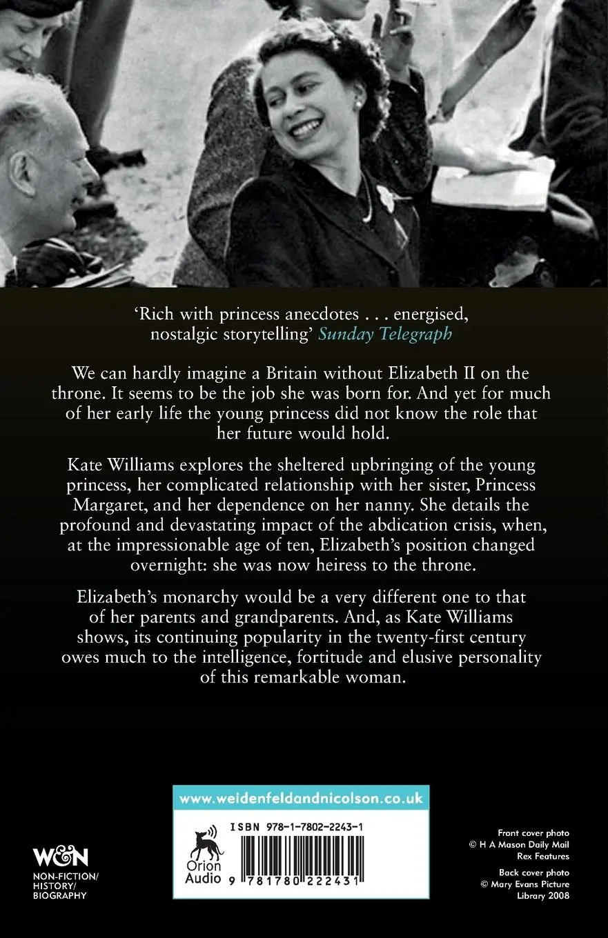 Rückseite: 9781780222431 | Young Elizabeth | The Making of our Queen | Kate Williams | Buch
