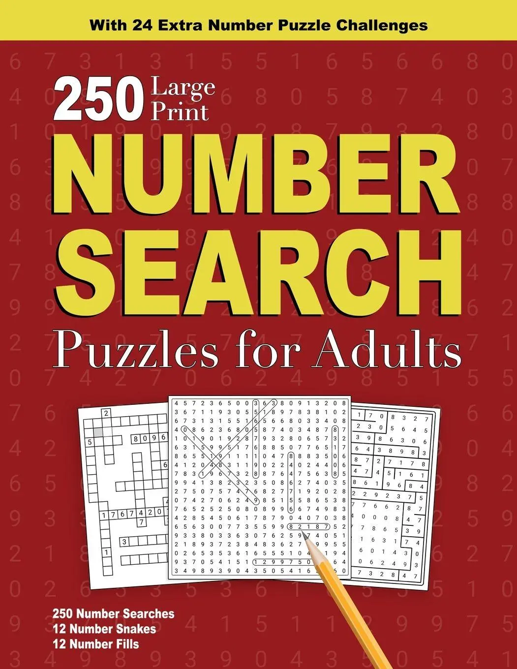 Cover: 9781957532431 | 250 Number Search Puzzles for Adults | Nola Lee Kelsey | Taschenbuch