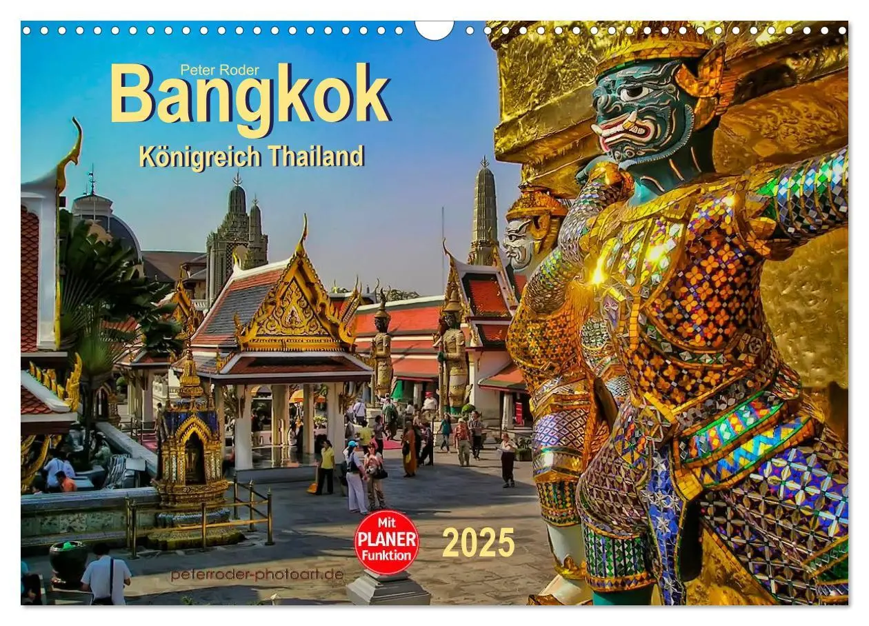 Cover: 9783435502431 | Bangkok - Königreich Thailand (Wandkalender 2025 DIN A3 quer),...