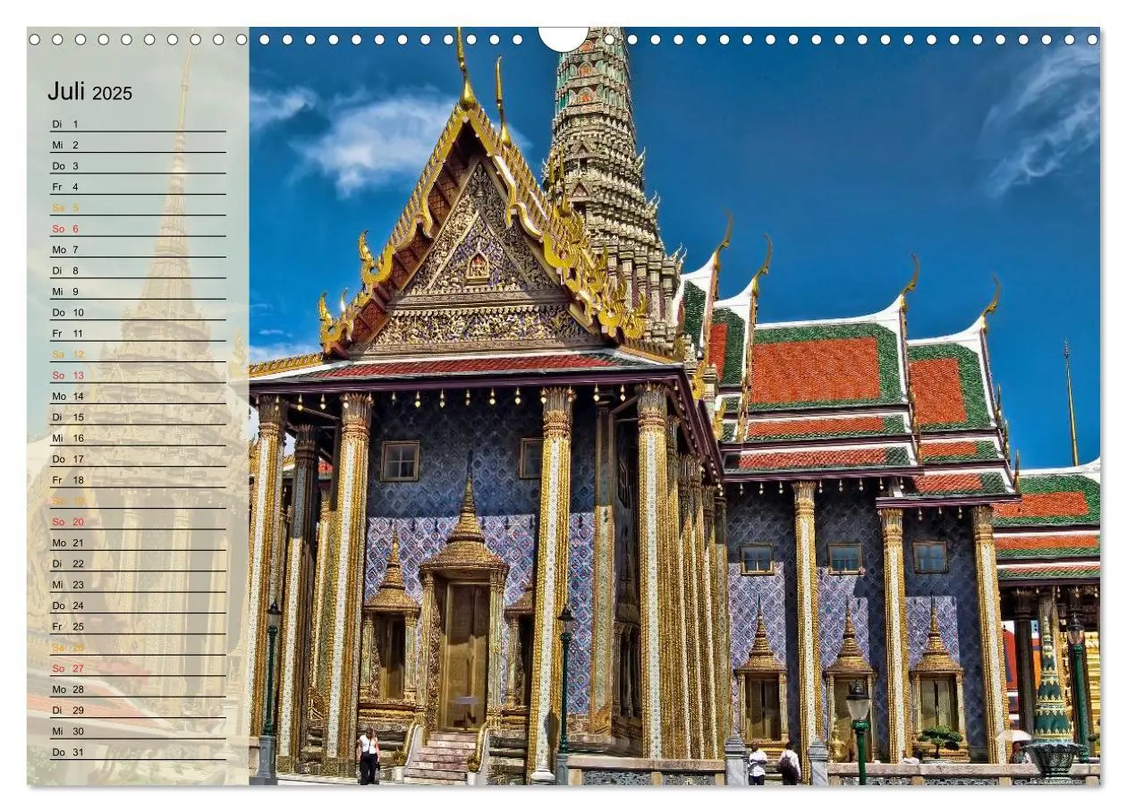 Bild: 9783435502431 | Bangkok - Königreich Thailand (Wandkalender 2025 DIN A3 quer),...