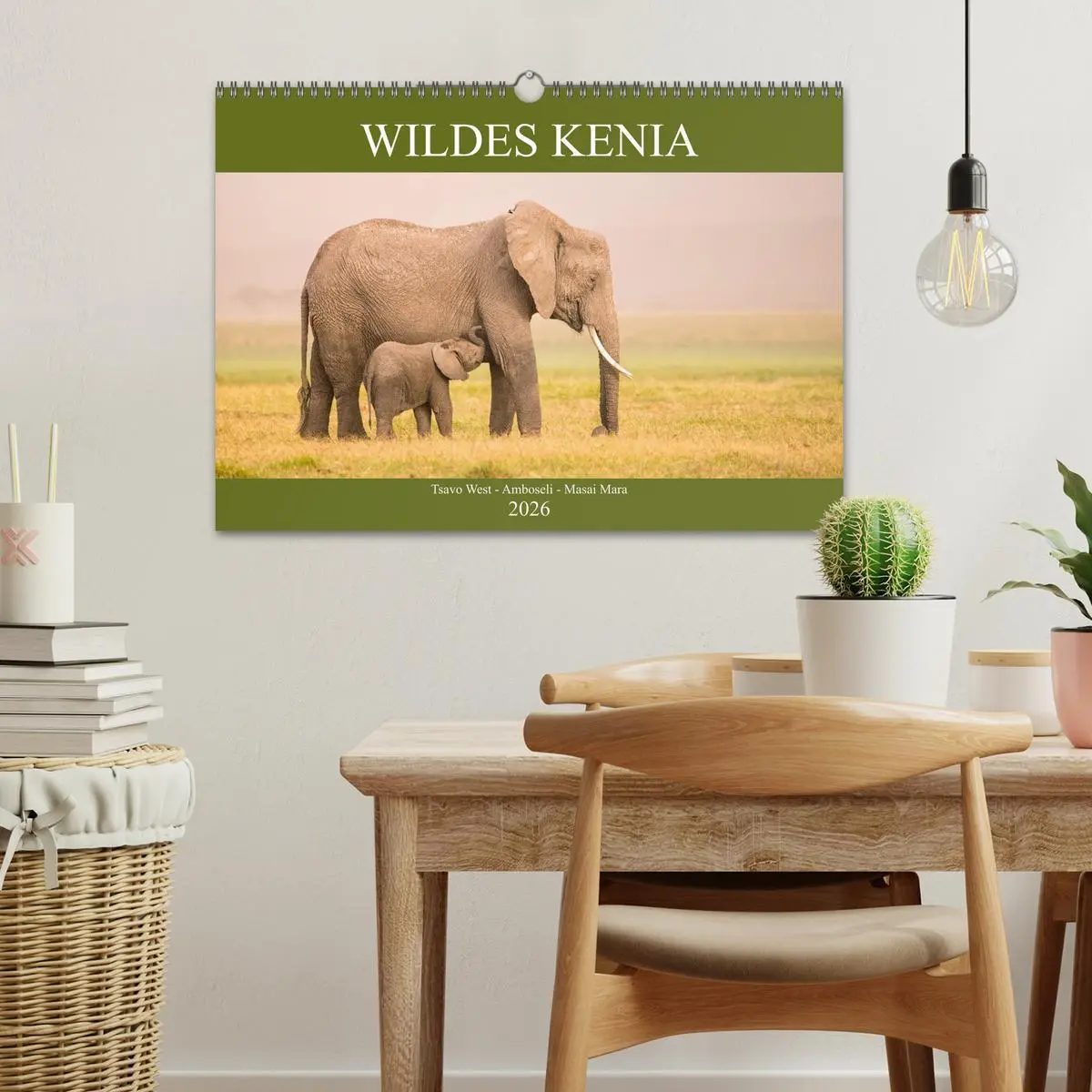 Bild: 9783457832431 | Wildes Kenia (Wandkalender 2026 DIN A3 quer), CALVENDO Monatskalender