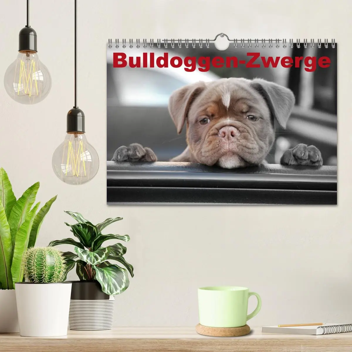Bild: 9783516162431 | Bulldoggen-Zwerge (Wandkalender 2026 DIN A4 quer), CALVENDO...