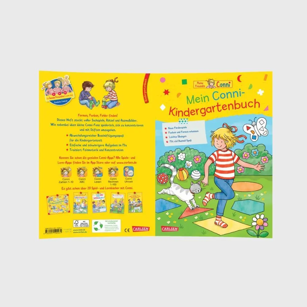 Bild: 9783551192431 | Conni Gelbe Reihe (Beschäftigungsbuch): Mein Conni-Kindergartenbuch