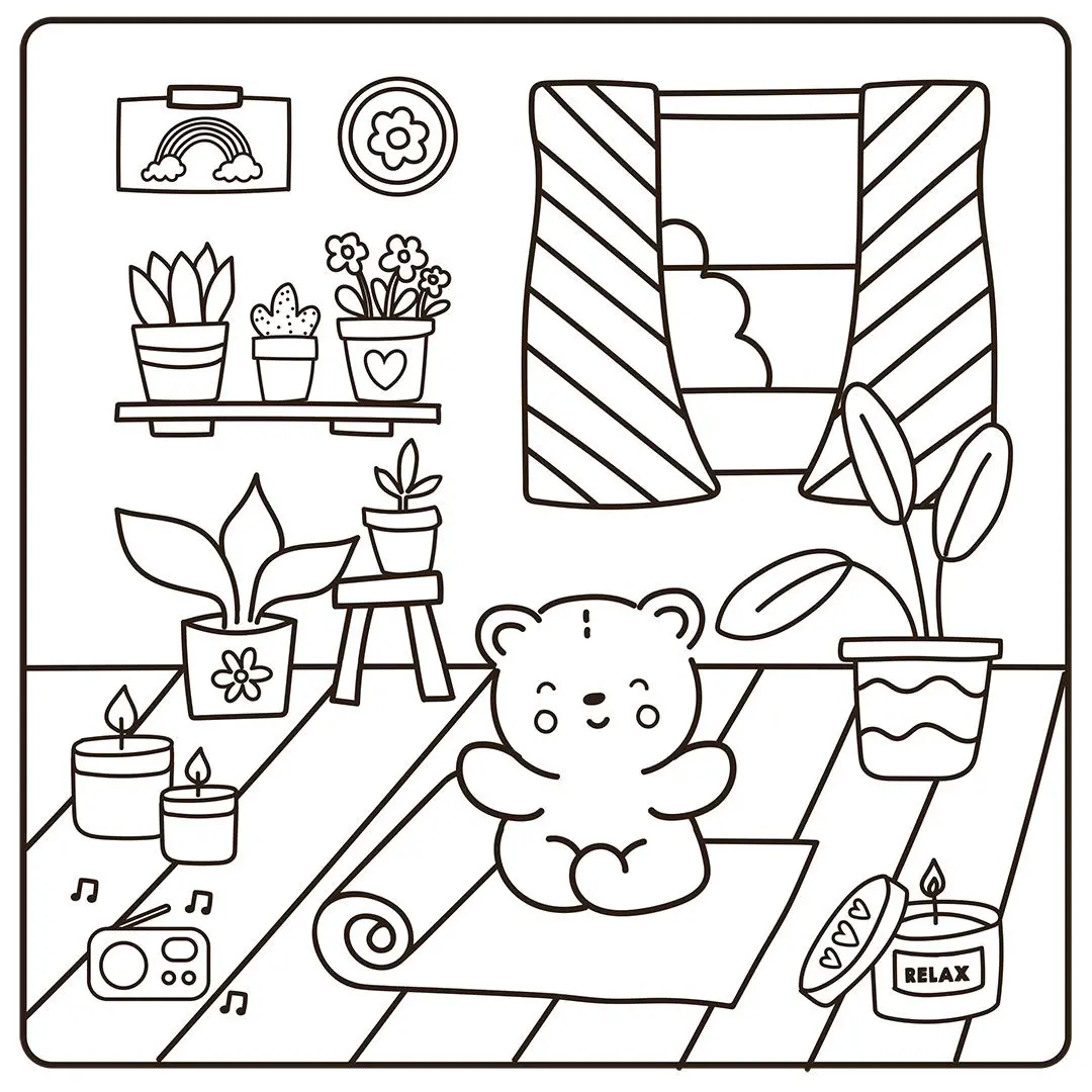Bild: 9783735882431 | Cosy Coloring - Rest &amp; Relax | Einfach niedlich ausmalen | Sam Jayne